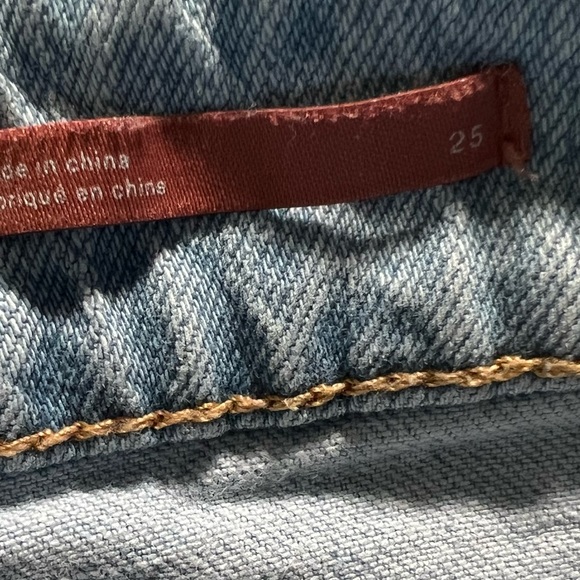 Anthropologie Pilcro Side‎ Frayed Jeans- 25 - Picture 8 of 11